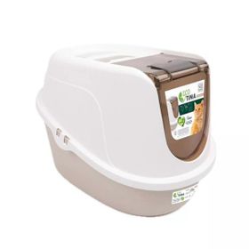 M-Pets Eco Tima Bej L 60x45x42.5 cm Kapalı Kedi Tuvaleti