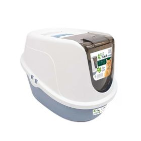 M-Pets Eco Tima Mavi L 60x45x42.5 cm Kapalı Kedi Tuvaleti