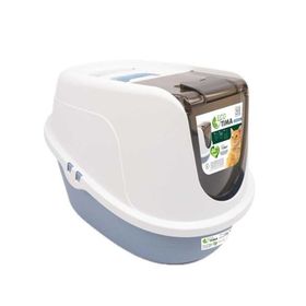 M-Pets Eco Tima Mavi L 60x45x42.5 cm Kapalı Kedi Tuvaleti