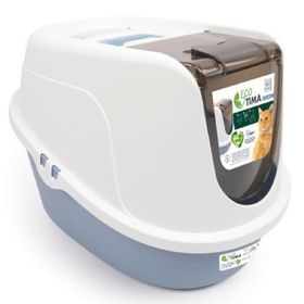 M-Pets Eco Tima Mavi L 60x45x42.5 cm Kapalı Kedi Tuvaleti