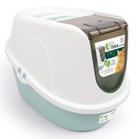 M-Pets Eco Tima Yeşil L 60x45x42.5 cm Kapalı Kedi Tuvaleti