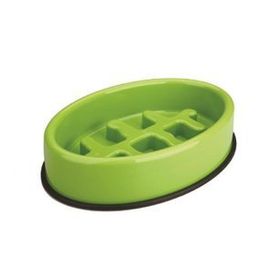 M-Pets Fishbone Yavaş Yeme 1200 ml Yeşil Mama Kabı