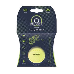 M-Pets Flash Led Top 6.4x50 cm Yeşil Köpek Oyuncağı