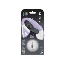 M-Pets Flash Ledli Mor 5 mt Otomatik Şerit Köpek Gezdirme Tasması