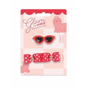 M-Pets Glam Şekilli Kırmızı Kedi ve Köpekler İçin Toka