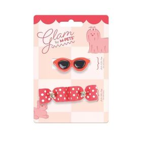 M-Pets Glam Şekilli Kırmızı Kedi ve Köpekler İçin Toka