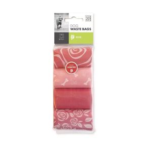 M-Pets Gül Kokulu 8x15 pcs Dışkı Toplama Poşeti