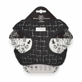 M-Pets Haute Couture 38x43 cm Siyah Kedi Göğüs Tasması