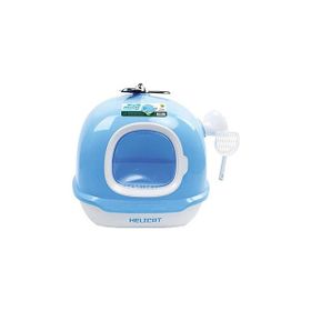 M-Pets Helicat 68.6x52.6x53.4 cm Mavi Kapalı Kedi Tuvaleti