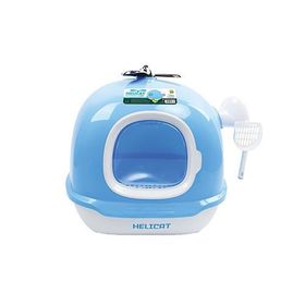 M-Pets Helicat 68.6x52.6x53.4 cm Mavi Kapalı Kedi Tuvaleti