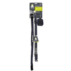 M-Pets Hiking 120 cm Mavi Köpek Gezdirme Kayışı Seti