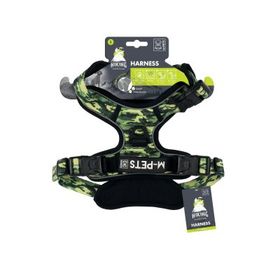 M-Pets Hiking Reflektörlü L Kamuflaj 45-95 cm Köpek Göğüs Tasması