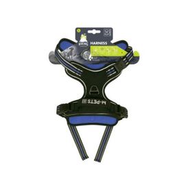 M-Pets Hiking Reflektörlü L Mavi 45-95 cm Köpek Göğüs Tasması