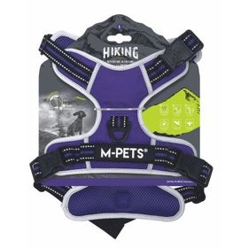 M-Pets Hiking Reflektörlü L Mor 45-95 cm Köpek Göğüs Tasması