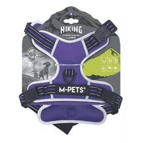 M-Pets Hiking Reflektörlü L Mor 45-95 cm Köpek Göğüs Tasması