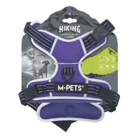 M-Pets Hiking Reflektörlü L Mor 45-95 cm Köpek Göğüs Tasması