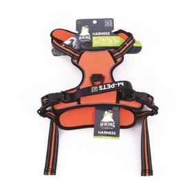 M-Pets Hiking Reflektörlü L Turuncu 45-95 cm Köpek Göğüs Tasması