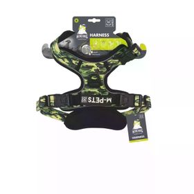 M-Pets Hiking Reflektörlü M Kamuflaj 40-75 cm Köpek Göğüs Tasması