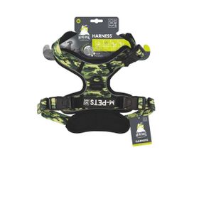 M-Pets Hiking Reflektörlü M Kamuflaj 40-75 cm Köpek Göğüs Tasması