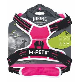 M-Pets Hiking Reflektörlü M Pembe Köpek Göğüs Tasması