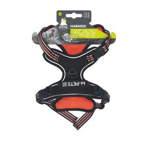 M-Pets Hiking Reflektörlü S Turuncu 35-60 cm Köpek Göğüs Tasması
