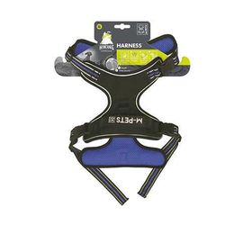 M-Pets Hiking Reflektörlü XL Mavi 50-110 cm Köpek Göğüs Tasması