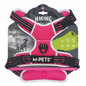 M-Pets Hiking Reflektörlü XL Pembe Köpek Göğüs Tasması