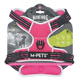M-Pets Hiking Reflektörlü XL Pembe Köpek Göğüs Tasması