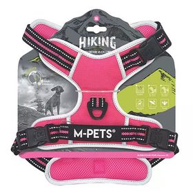 M-Pets Hiking Reflektörlü XL Pembe Köpek Göğüs Tasması