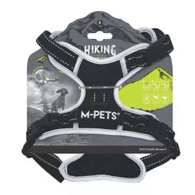 M-Pets Hıkıng Siyah XL Reflektörlü Soft Köpek Göğüs Tasması