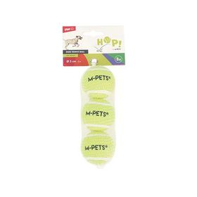 M-Pets Hop Tenis Topu 5 cm 3'lü Sarı Köpek Oyuncağı