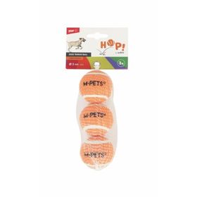 M-Pets Hop Tenis Topu 5 cm 3'lü Turuncu Köpek Oyuncağı
