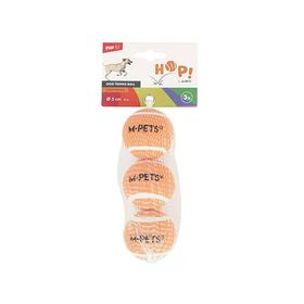 M-Pets Hop Tenis Topu 5 cm 3'lü Turuncu Köpek Oyuncağı