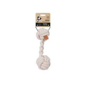 M-Pets İki Düğümlü 28x9 cm Beyaz Köpek Diş İpi