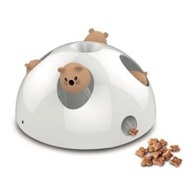 M-Pets İnteraktif Pilli Sesli 24x24x12 cm Beyaz Kedi Ödül Oyuncağı