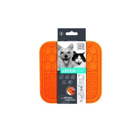 M-Pets Lecca 15x15 cm S Turuncu Kedi ve Köpekler İçin Yavaş Beslenme Ödül Matı