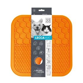 M-Pets Lecca 30x30 cm L Turuncu Kedi ve Köpekler İçin Yavaş Beslenme Ödül Matı