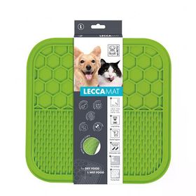 M-Pets Lecca 30x30 cm L Yeşil Kedi ve Köpekler İçin Yavaş Beslenme Ödül Matı