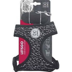 M-Pets Letsgo 30-42 cm Kedi Göğüs Tasması Seti