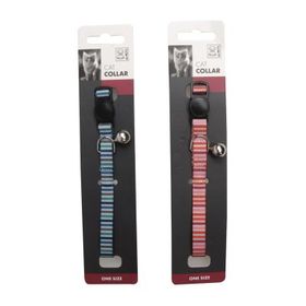 M-Pets Lines Zilli 20.3-30.5 cm Karışık Renkli Kedi Boyun Tasması