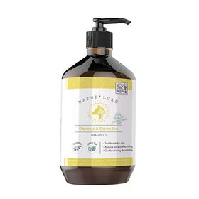 M-Pets Naturluxe Yulaf Ezmesi ve Yeşil Çay Özlü 500 ml Köpek Şampuanı