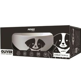 M-Pets Oliver Seramik 550 ml Köpek Mama ve Su Kabı