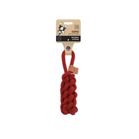 M-Pets Örgü 22 cm Kırmızı Köpek Diş İpi
