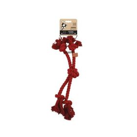 M-Pets Örgü 60x11.5 cm Kırmızı Köpek Diş İpi