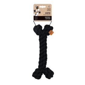M-Pets Örgü Kemik 30 cm Siyah Köpek Oyuncağı