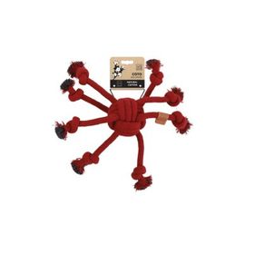 M-Pets Örgü Örümcek 38x9 cm Kırmızı Köpek Oyuncağı
