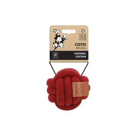 M-Pets Örgü Top 9.5 cm Kırmızı Köpek Oyuncağı