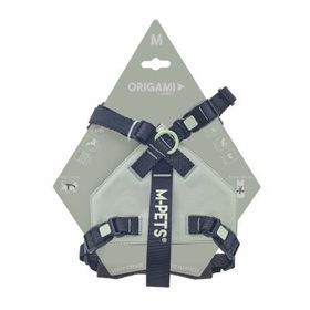 M-Pets Origami Reflektörlü M Yeşil 33-66 cm Göğüs Tasması