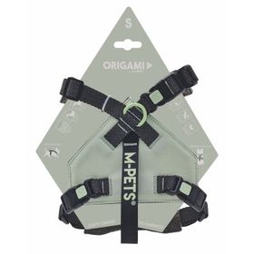 M-Pets Origami Reflektörlü S Yeşil 29-57 cm Köpek Göğüs Tasması