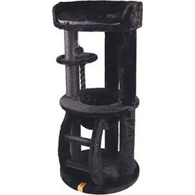 M-Pets Panther Premium Suite 62x62x130 cm Siyah Kedi Tırmalama Ağacı